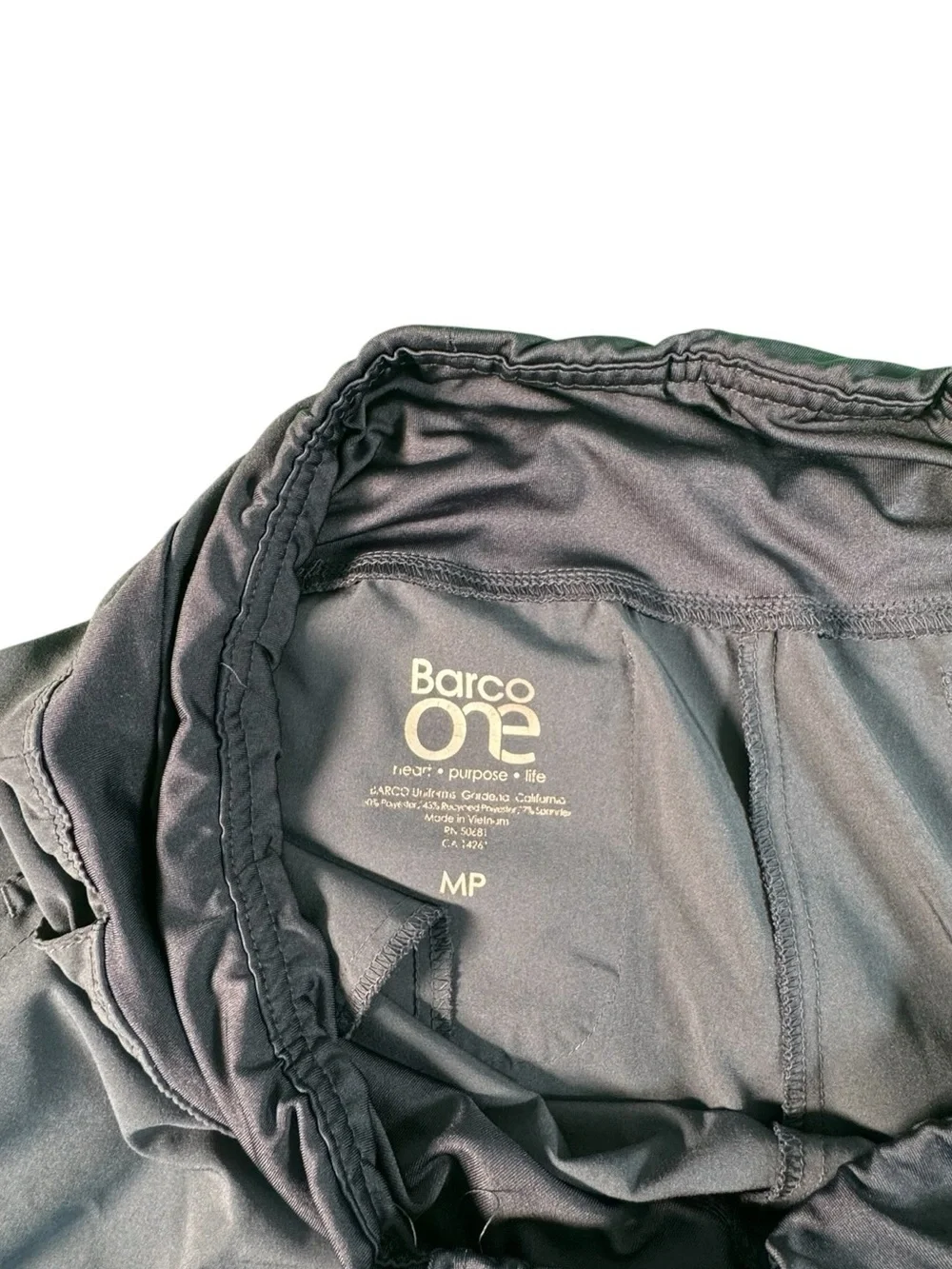 Barco One Scrub Pants MP Navy Blue Jogger Medical Uniform Stretch Women’s